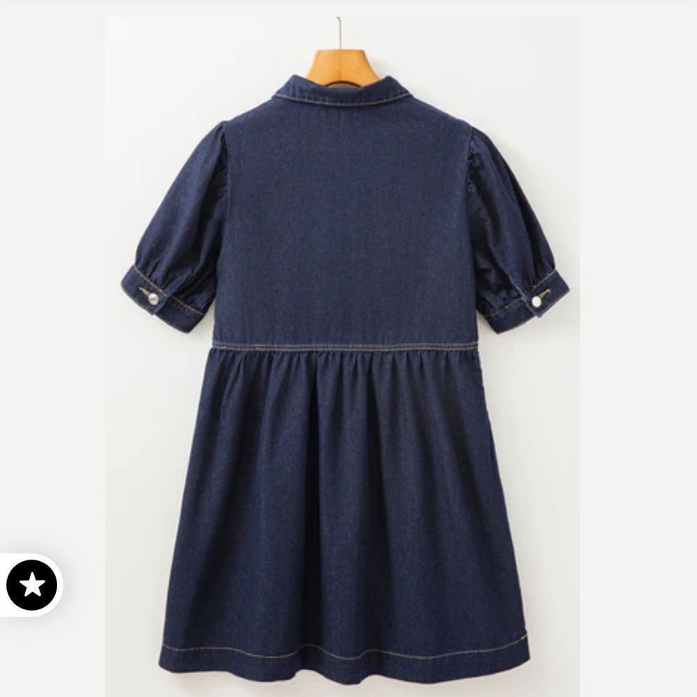 Mable/Anthropologie Diana Denim Mini Dress - Picture 5 of 7